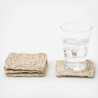 Zoey Square Coasters, Boxed Set of 4