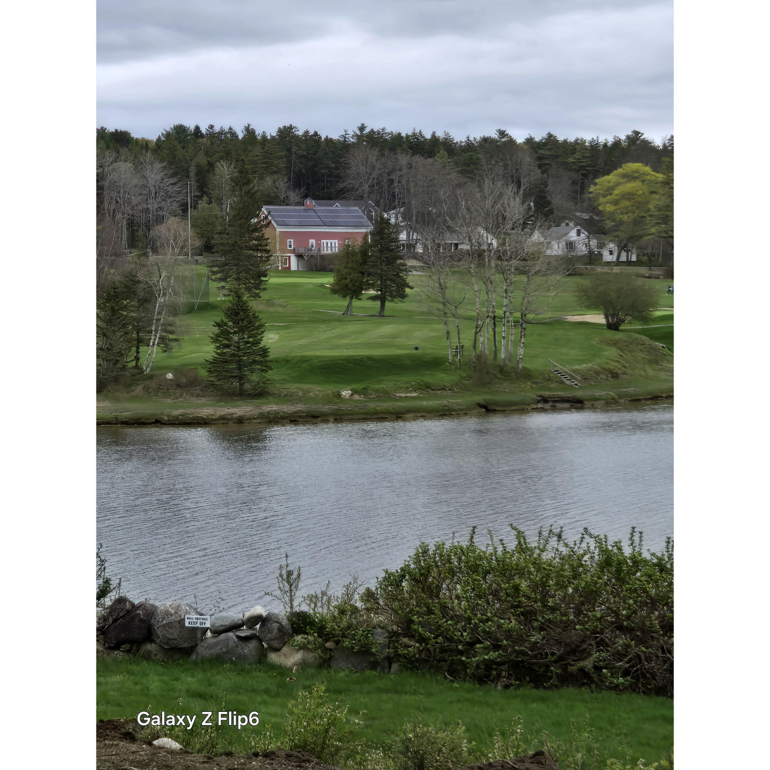 Our view from the ceremony that will take place @ Charlotte Rhodes Butterfly Park Southwest Harbor, ME