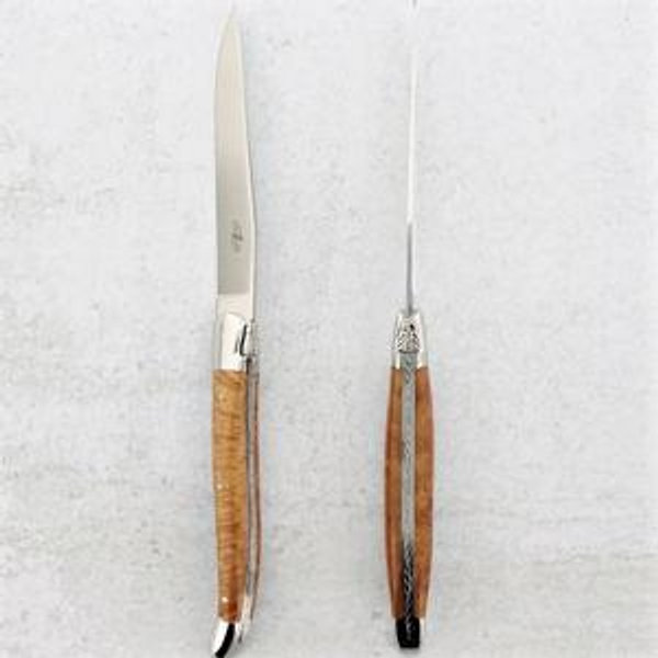 Forge de Laguiole Briarwood Steak Knives - Shiny (Set of 6)