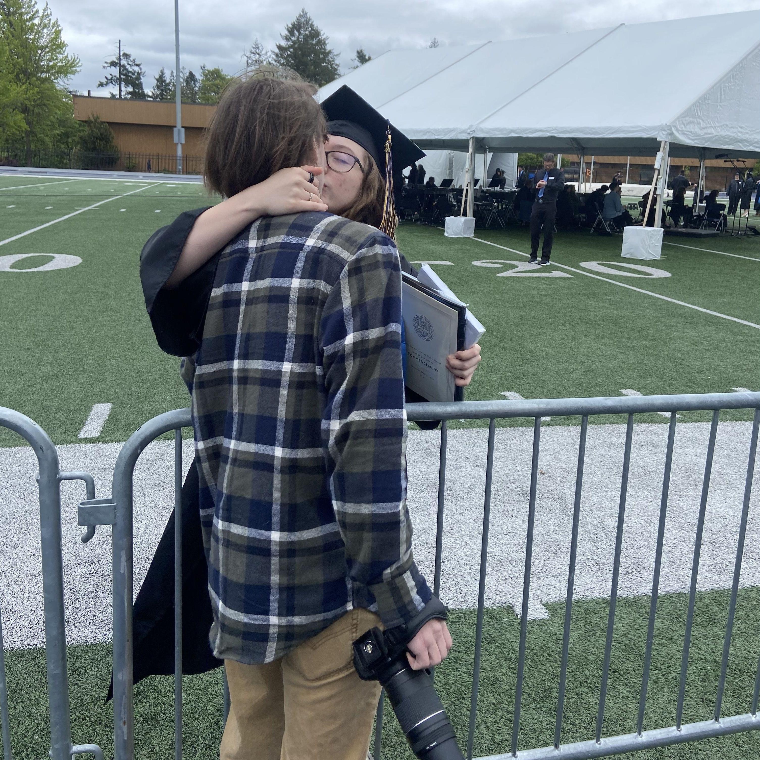 Maddie's graduation from George Fox University!