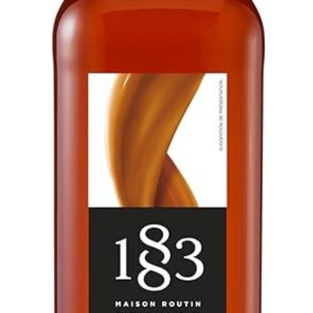 1883 Coffee Syrup, Dulce De Leche Syrup for Drinks, Made in France, 1 Liter Glass Bottle