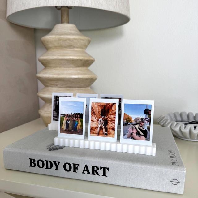 Instax Mini Multi Photo Stand Set of 2, Modern Polaroid Film Display Stands for Memories, Instax Film Holder for Home décor, Cute Home Gift