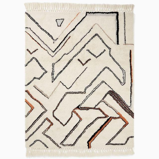 Wanderer Shag Rug, 6x9, Copper