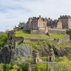 Entrance into Edinburgh Castle