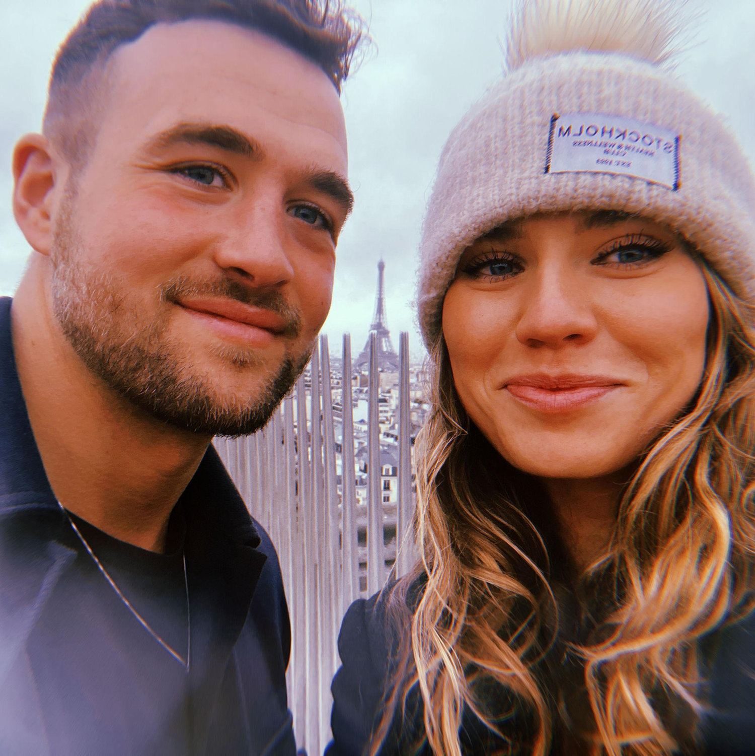 Climb the Arc de Triomphe for an absolutely incredible photo op with the Eiffel Tower!
(Jokes aside - we strongly recommend to not go when it's raining like we did!)