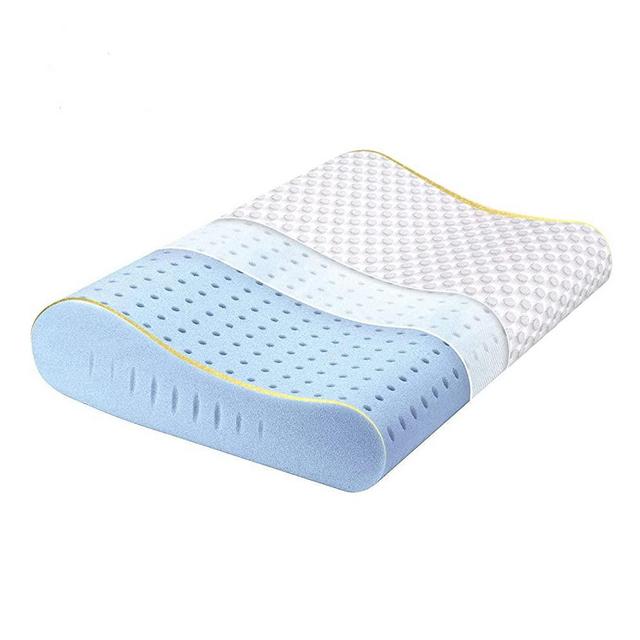 Hcore Cooling Memory Foam Pillows , Pillow for Side Sleepers with Neck and Shoulder Pain, Ventilated Gel Pillows for Sleeping, CertiPUR-US,Cube Pillow(King)