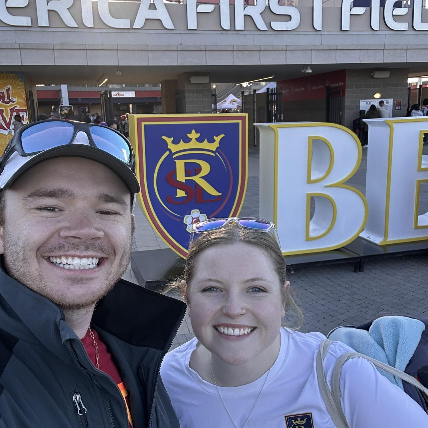 Real Salt Lake soccer game, Valentine’s Date!