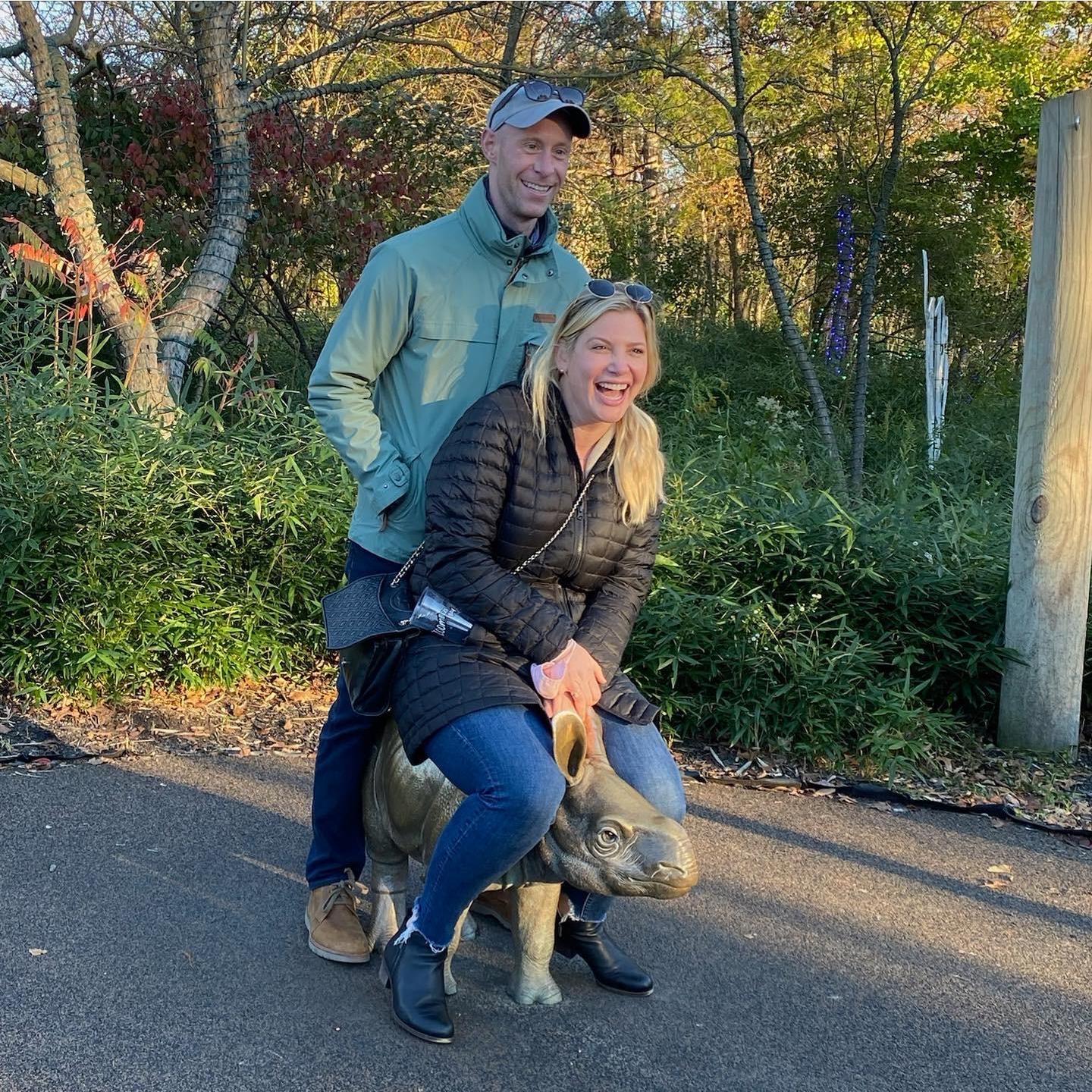 The first time we went back to Columbus in October 2020 we went to the Columbus Zoo for Trick or Treat with Katie's nephews and family