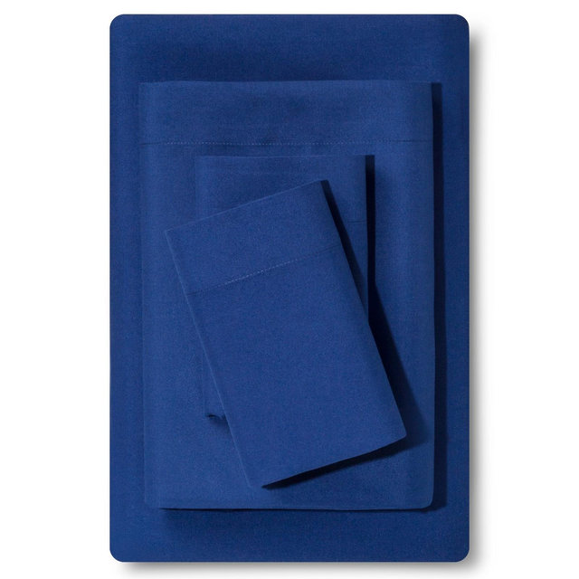 Twin/Twin XL Microfiber Sheet Set Sudden Sapphire - Room Essentials™Twin/Twin XL Microfiber Sheet Set Sudden Sapphire - Room Essentials™