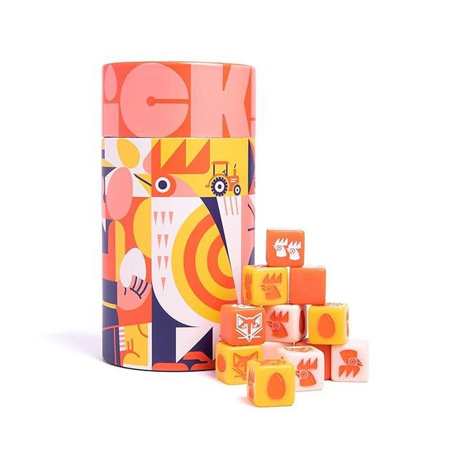 Keymaster Games Chicken! A Fast paced dice Game for Fun for Kids and Adults