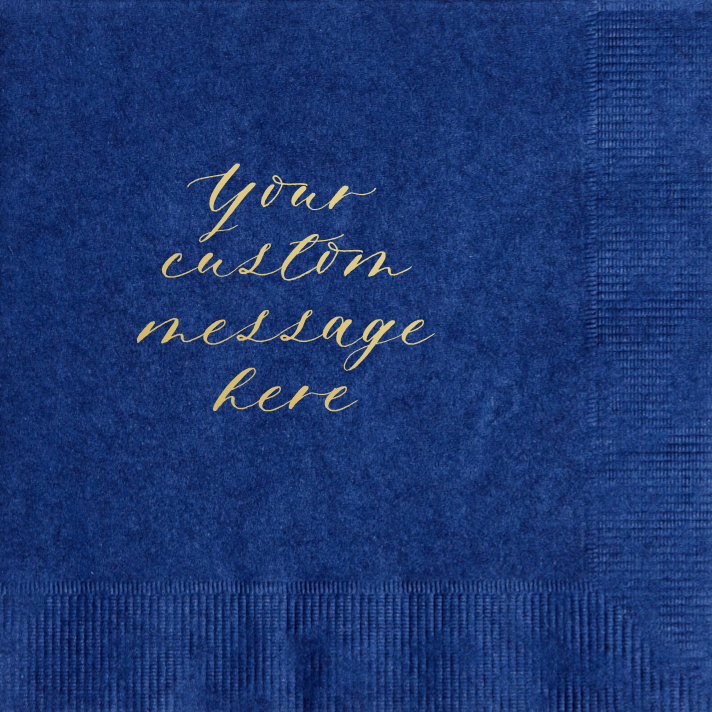 Custom Message Napkin