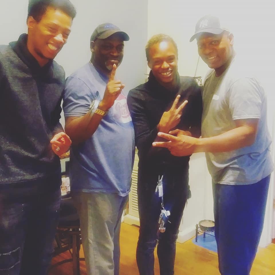 A love and acceptance from parents that Lamar and christian are forever grateful for. This is the first picture of both father and son's all in a picture together.