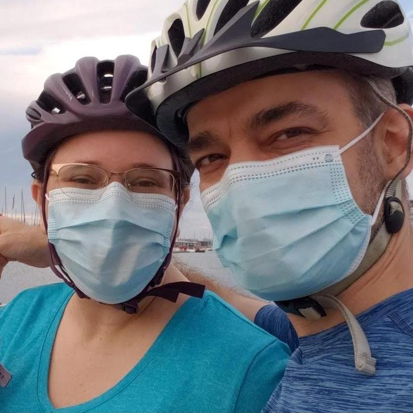 Pandemic can't stop this biking duo