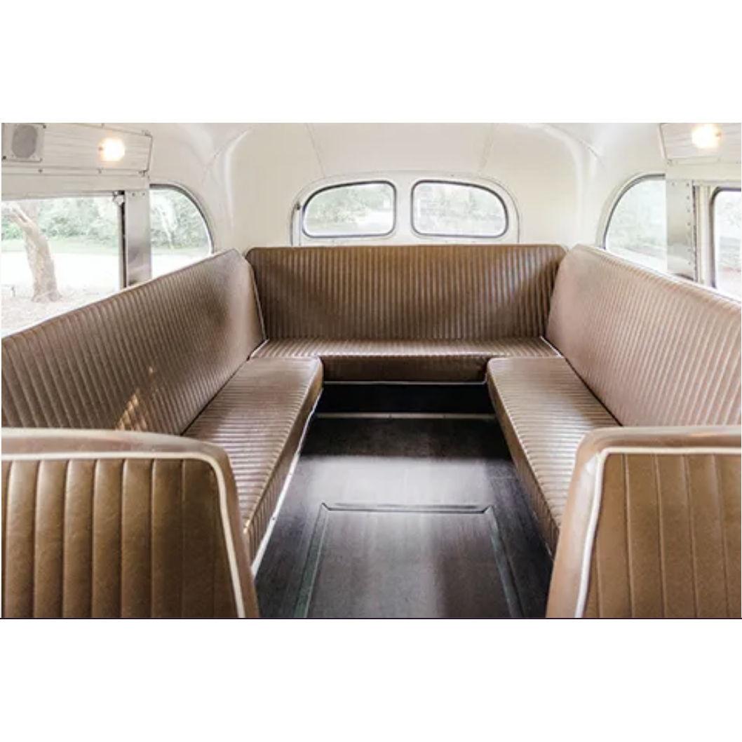 "Lucy" can accomodate up to 50 passengers.