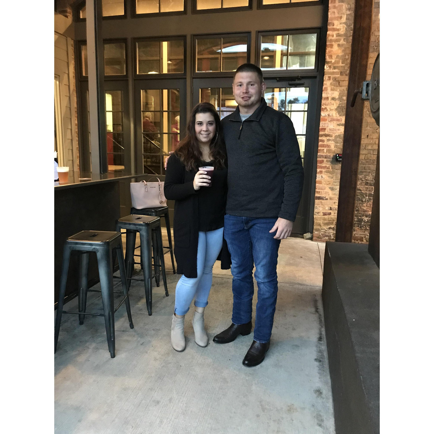 One of our favorite places to eat, hang out with friends, and grab bbq and a brew! Pinehurst Brewing Co. January 2020