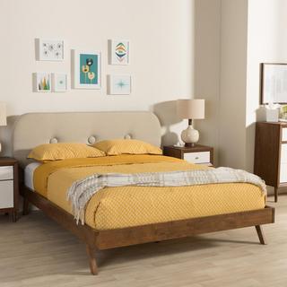 Mid-Century Modern Platform Bed