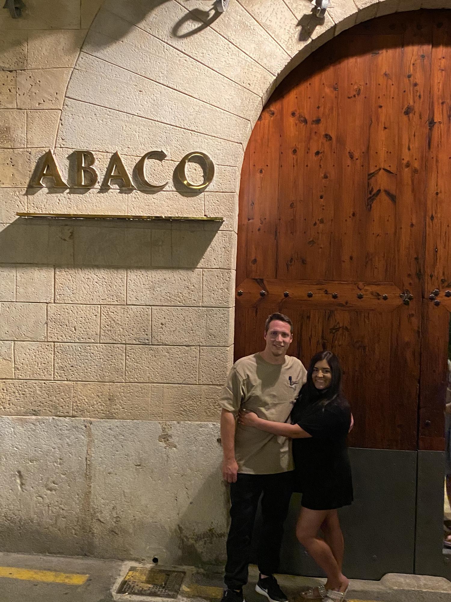 This is us in front of the place that Brandon proposed at. This was taken 2 nights before our engagement! Little did I know this place would become a part of our love story.