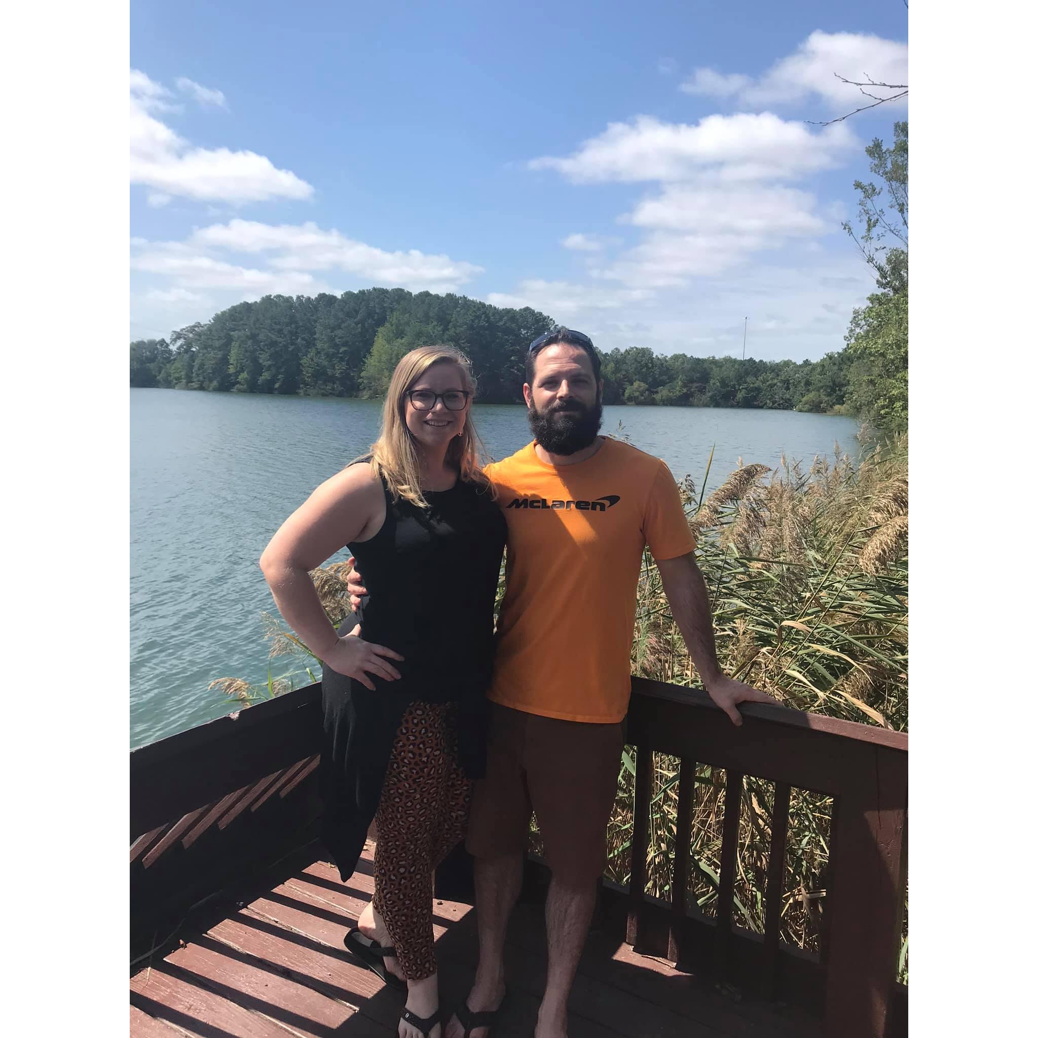 Afternoon walk at Oak Grove Lake Park, Chesapeake, Va with the Banks Family.