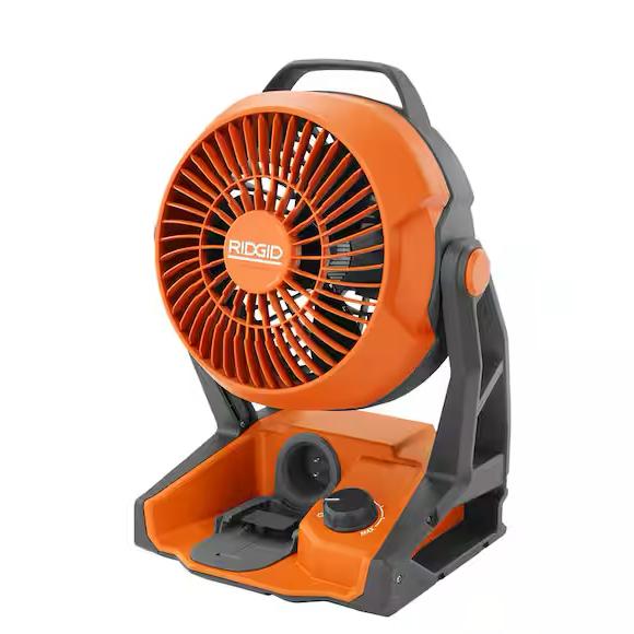 RIDGID 18V Cordless Hybrid Jobsite Fan (Tool Only) R860721B