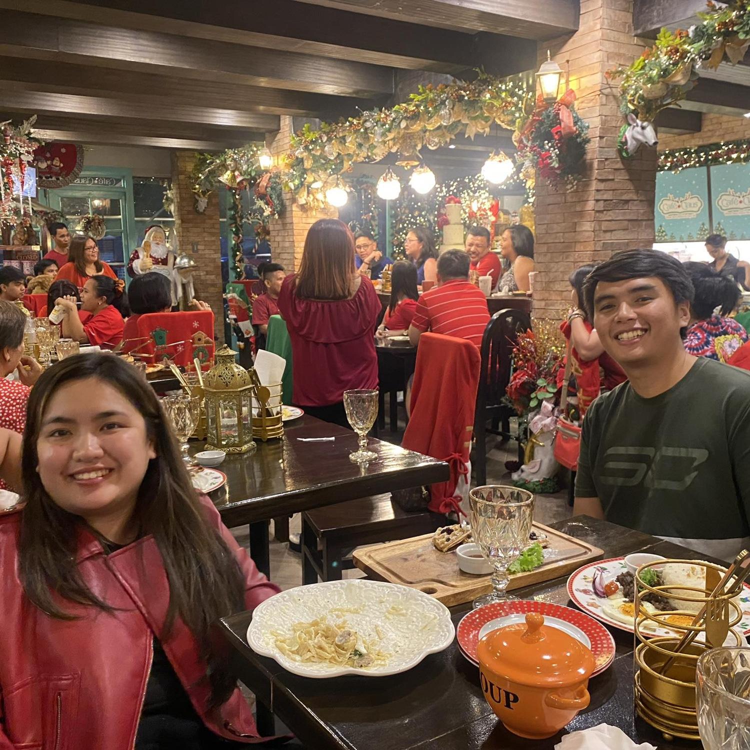 We celebrated a lot of occasions with our families.