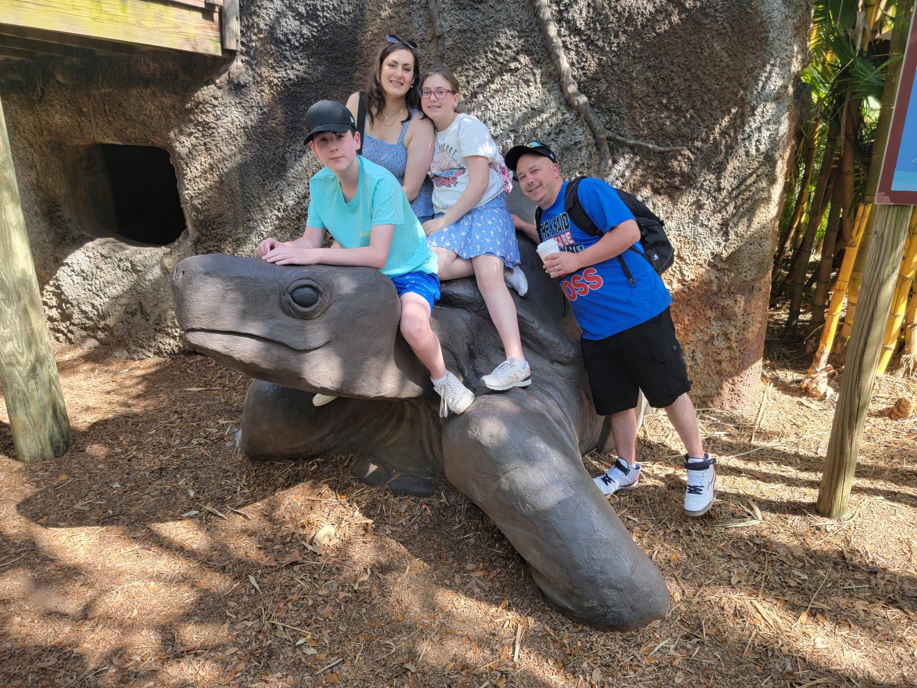 Most recent Family vacation to Florida at the Brevard Zoo! My personal favorite. 
2022