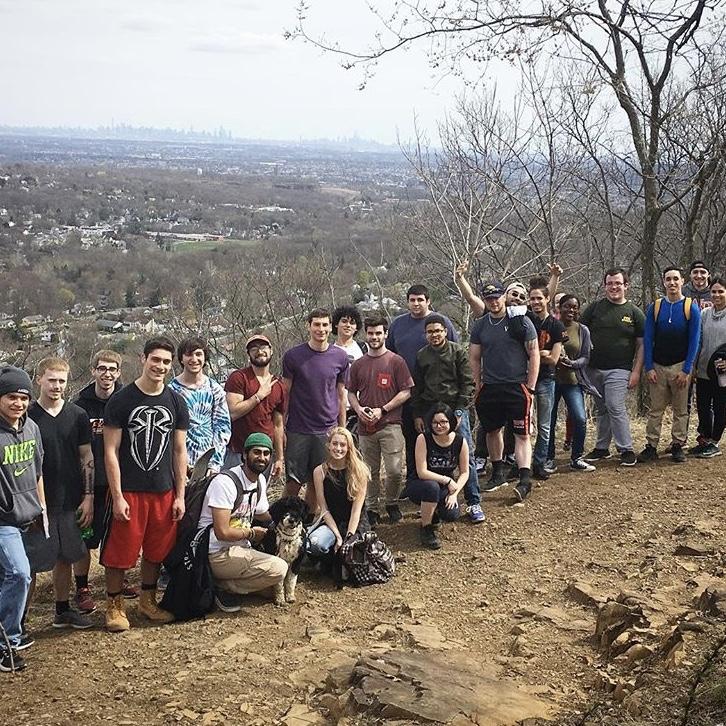 04/25/2018 

Our first photo together! Our classes took a hike together up High Mountain at William Paterson University. The two of us talked together the entire way up the mountain and back.