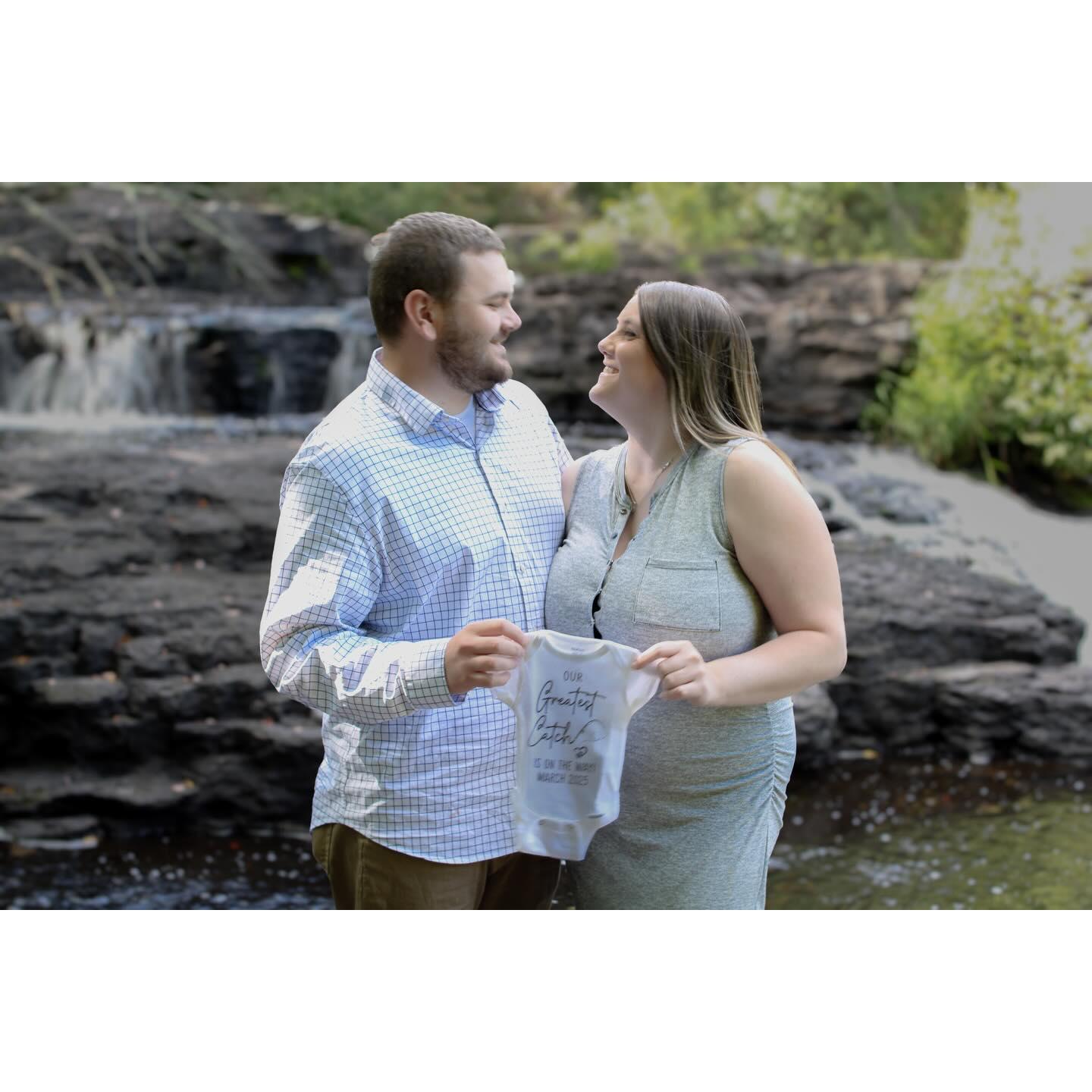 Announcing that baby girl was on her way!