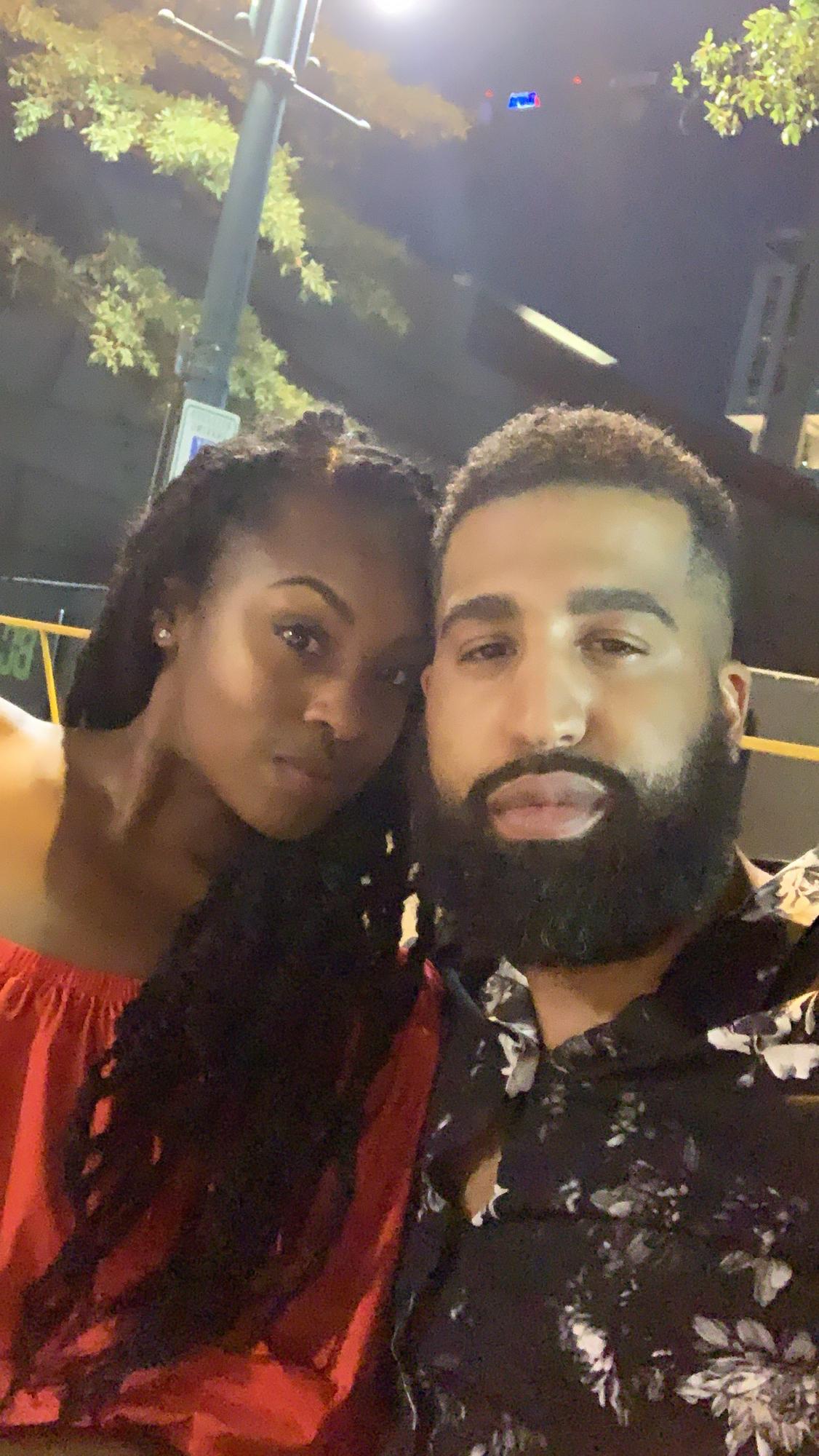 Early in our dating days…October 2019