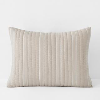 Company Cotton Stripe Quilted Sham