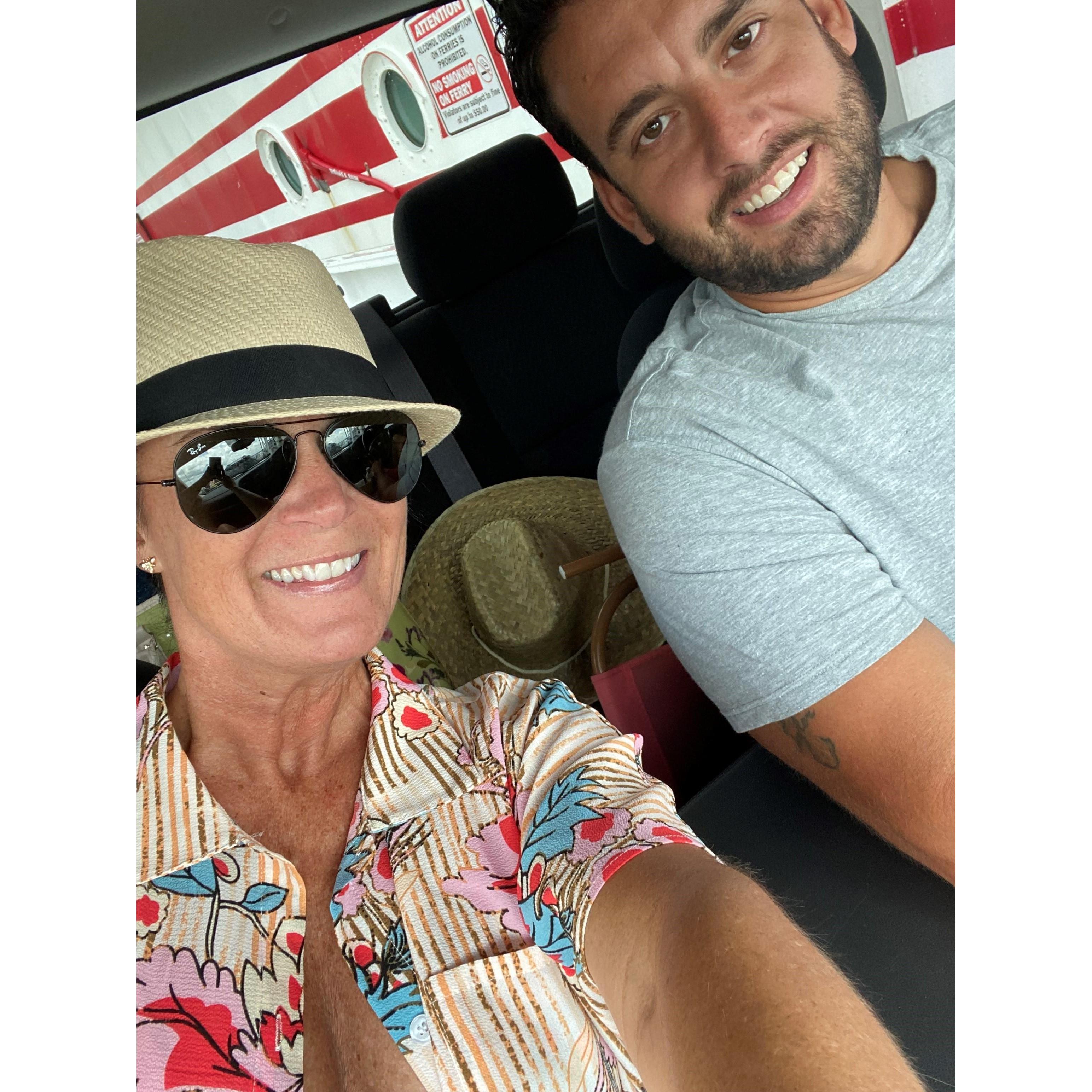 My 1st ferry ride - my birthday trip to Wilson, NC/Atlantic Beach, NC