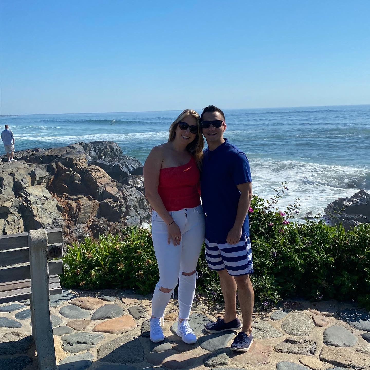 No matter where we go, we always end up walking 10+ miles a day. The beach included.
