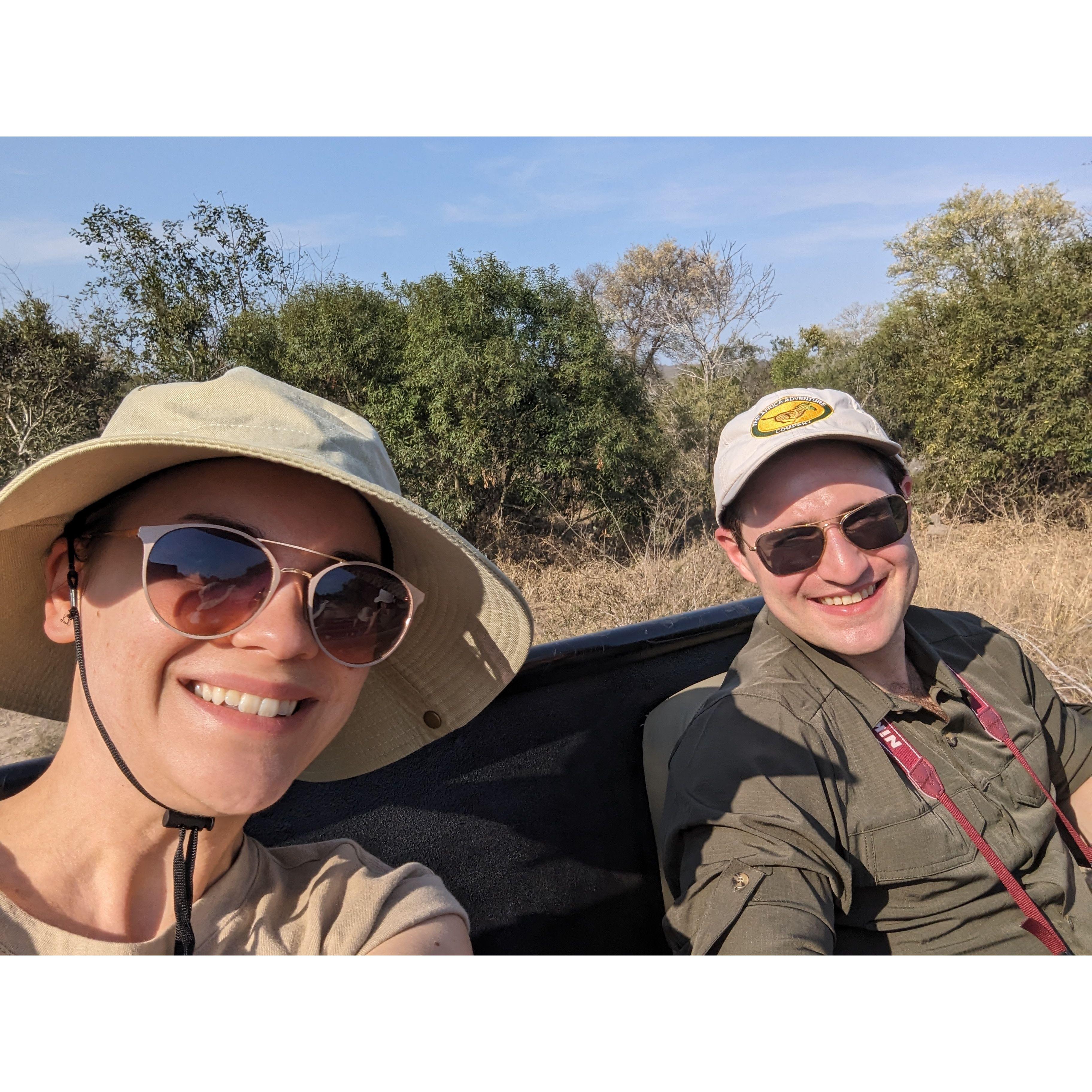 On Safari at Mala Mala in South Africa