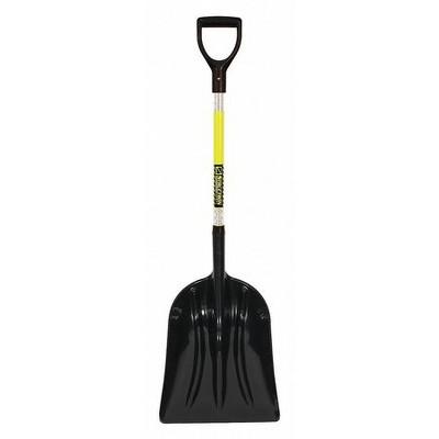 SEYMOUR MIDWEST STRUCTRON 49757GRA 14-1/4" Poly Snow Shovel with 29" Fiberglass