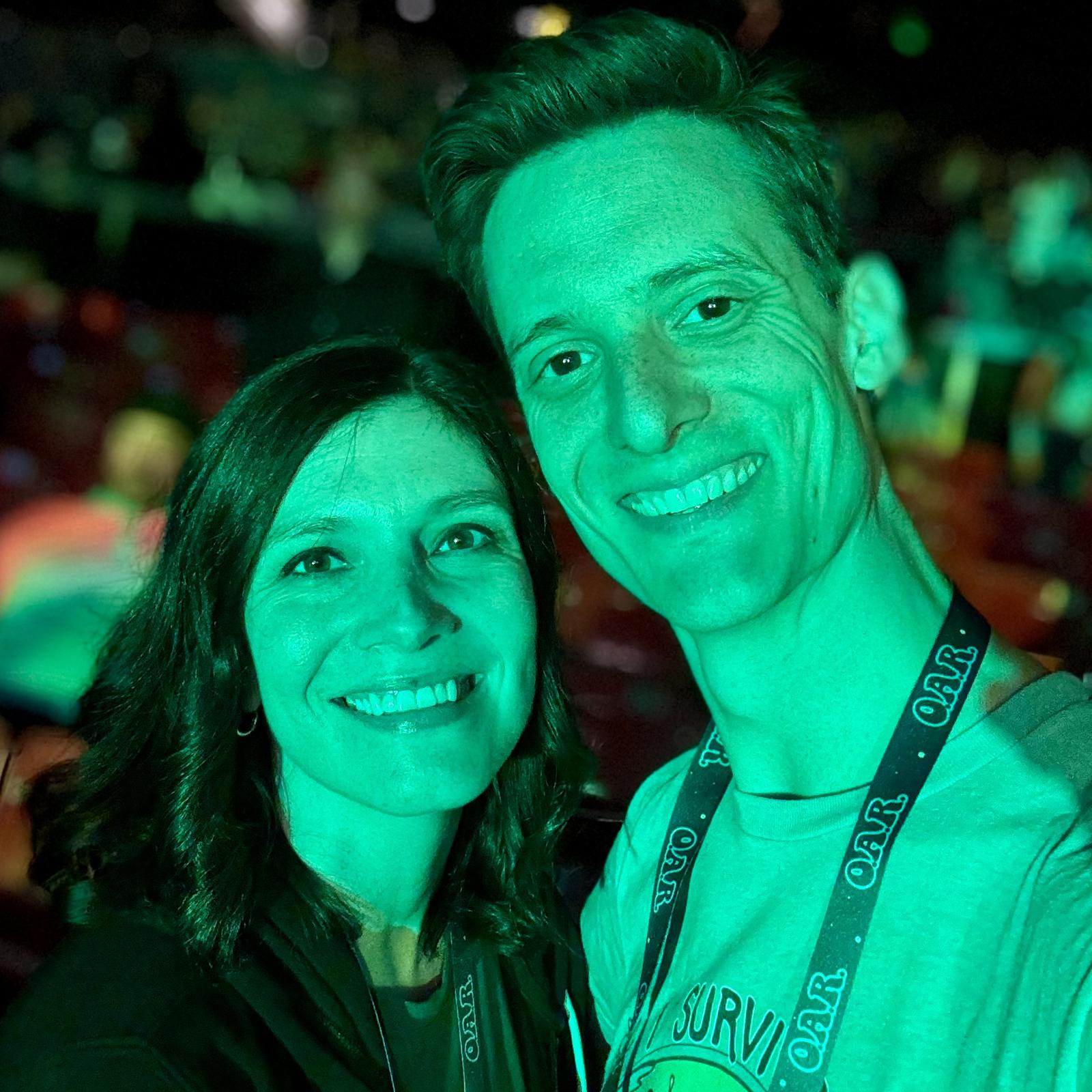 Sara's first O.A.R. concert at The Greek! 🏛️