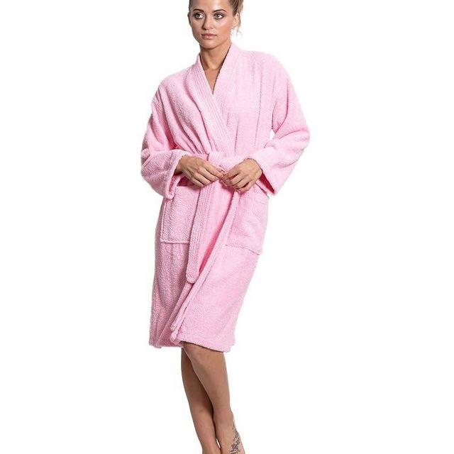 Turkuoise Soft & Absorbent Towel Robe, 100% Cotton Turkish Terry Cloth Kimono Bathrobes for Women