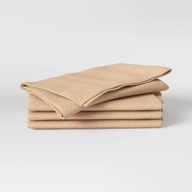 4pk Cotton Easy Care Napkins - Threshold™