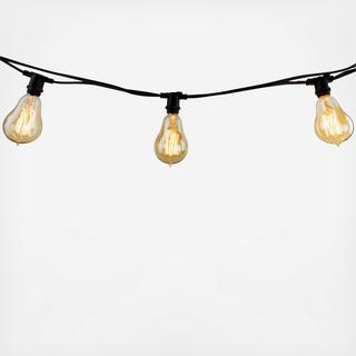 14' Incandescent String Light with Nostalgic Filament Bulbs
