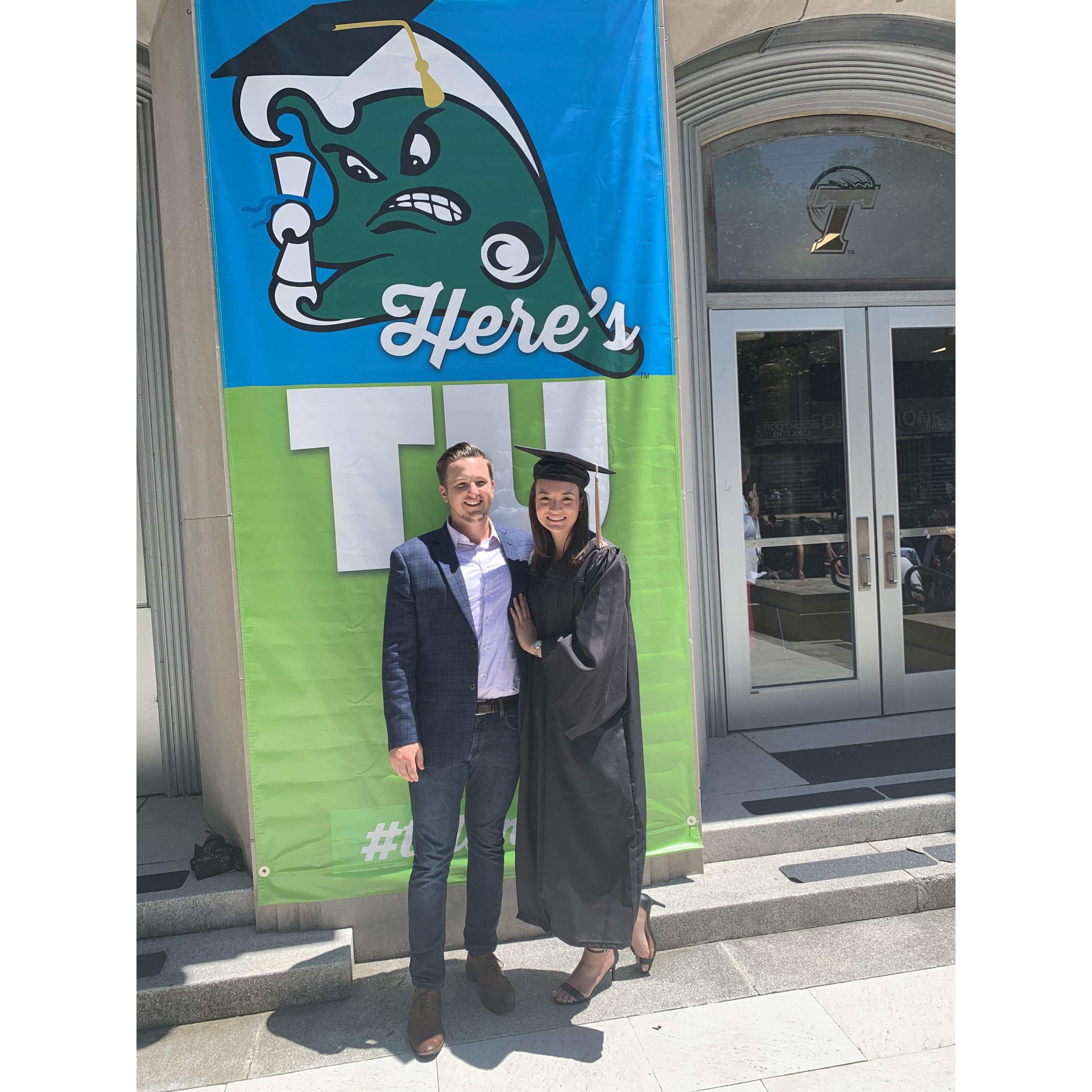 Briana's graduation from Tulane University, 2019