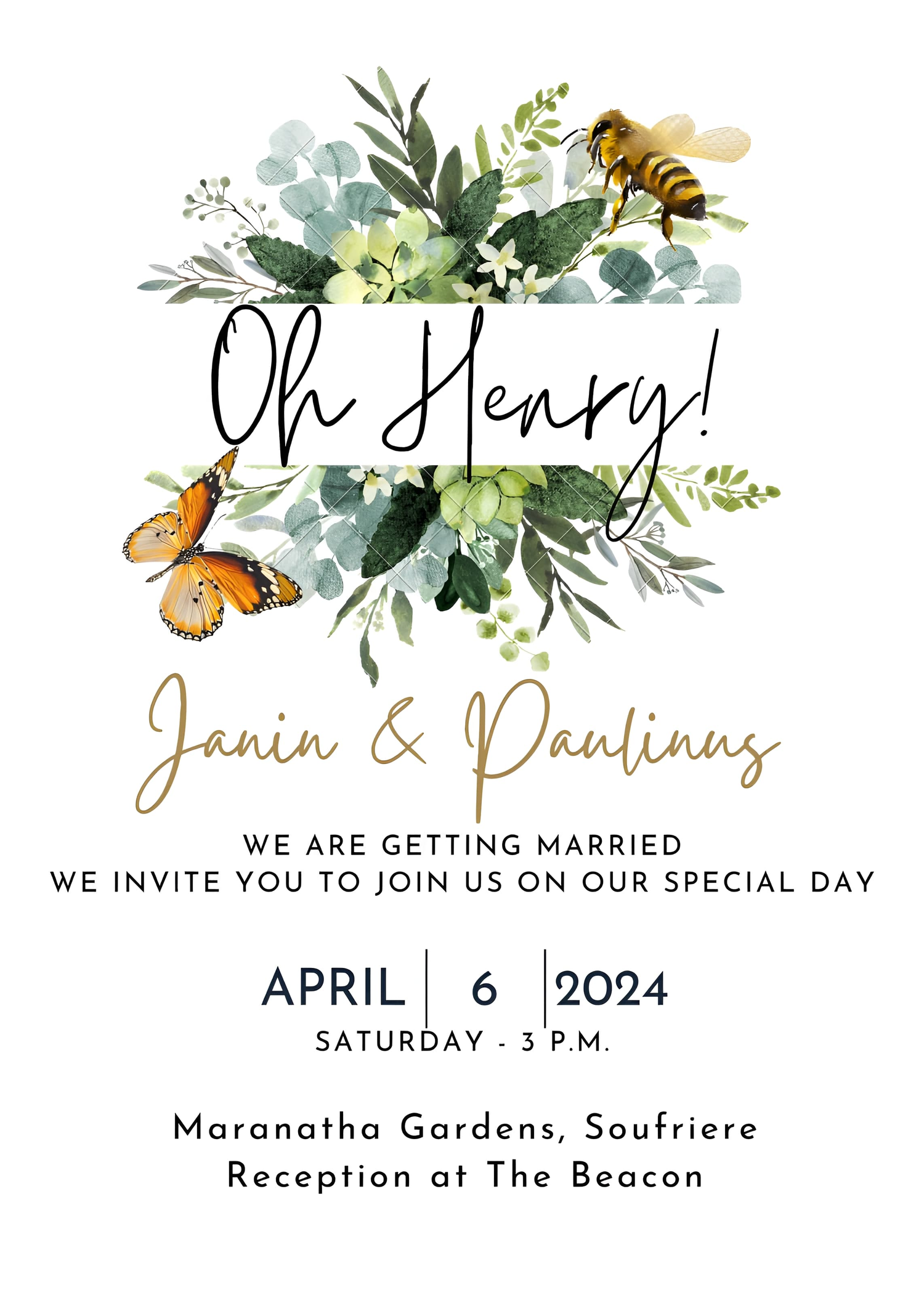 The Wedding Website of Janin John and Paulinus Henry