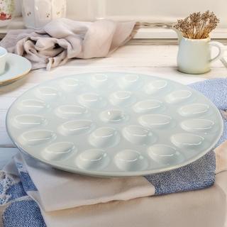 Round Egg Plate
