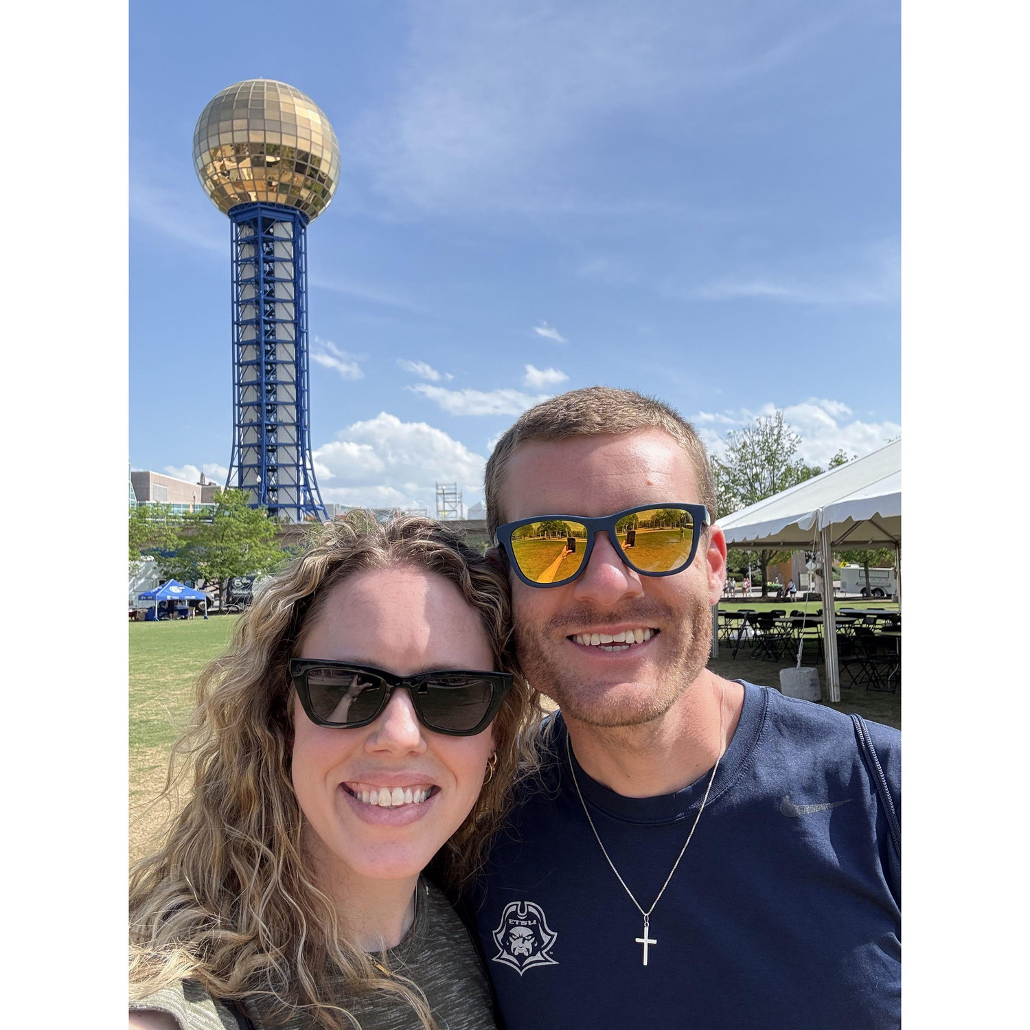 April 2025: in Knoxville before Adam's Marathon!