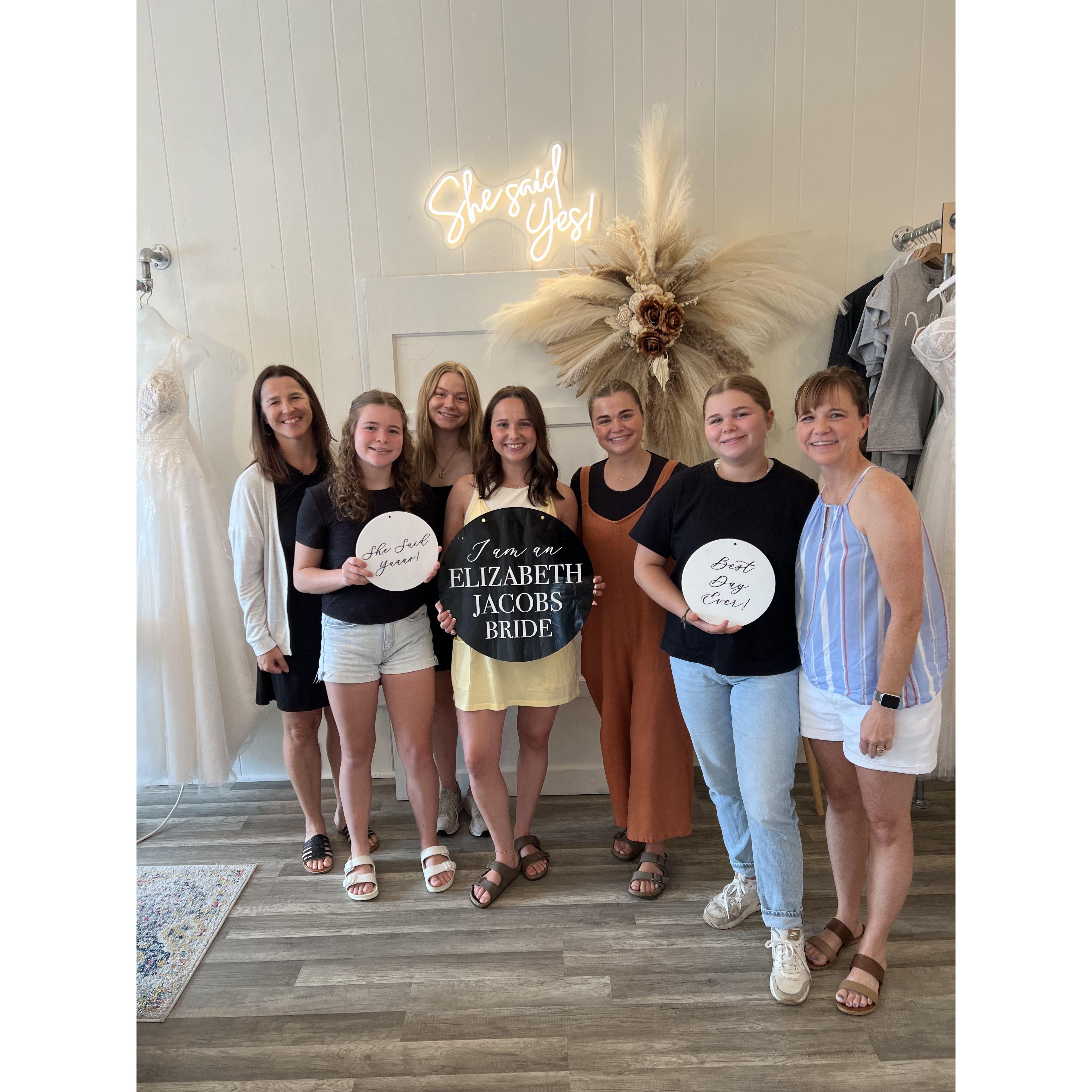 When I said "Yes to the Dress!"