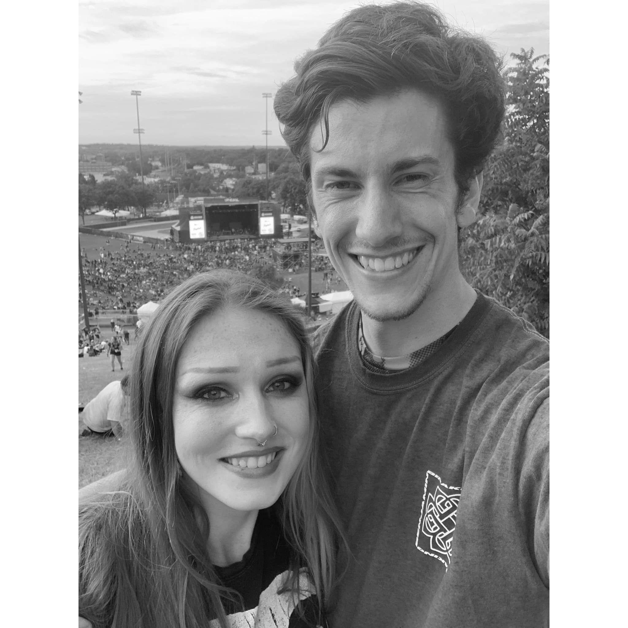 Our first music festival that started our journey together🤘