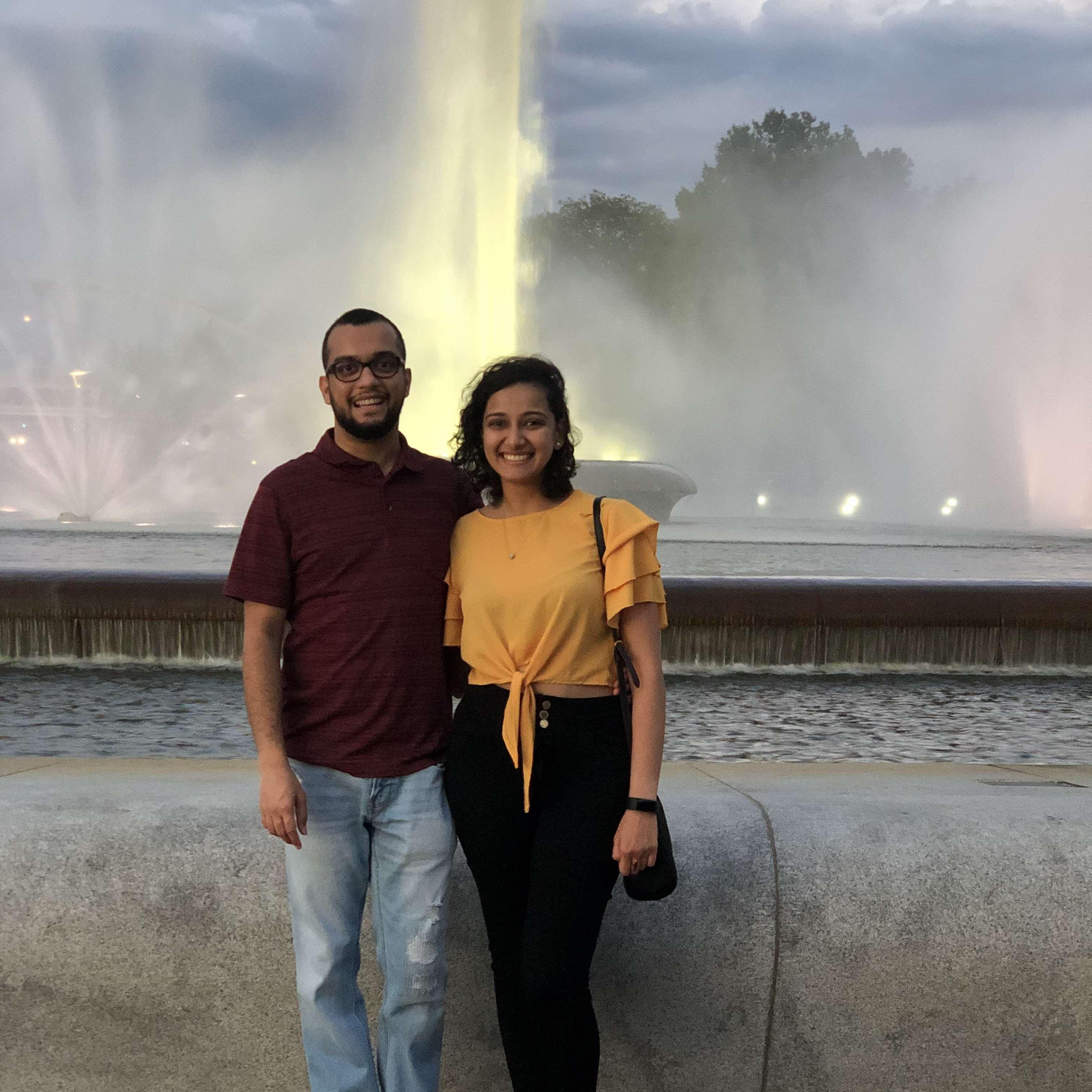 First time Kruti visited Pranav in Pittsburgh 
