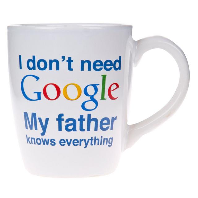 Home Essentials & Beyond I Don't Need Google My Father Knows Everything Mug