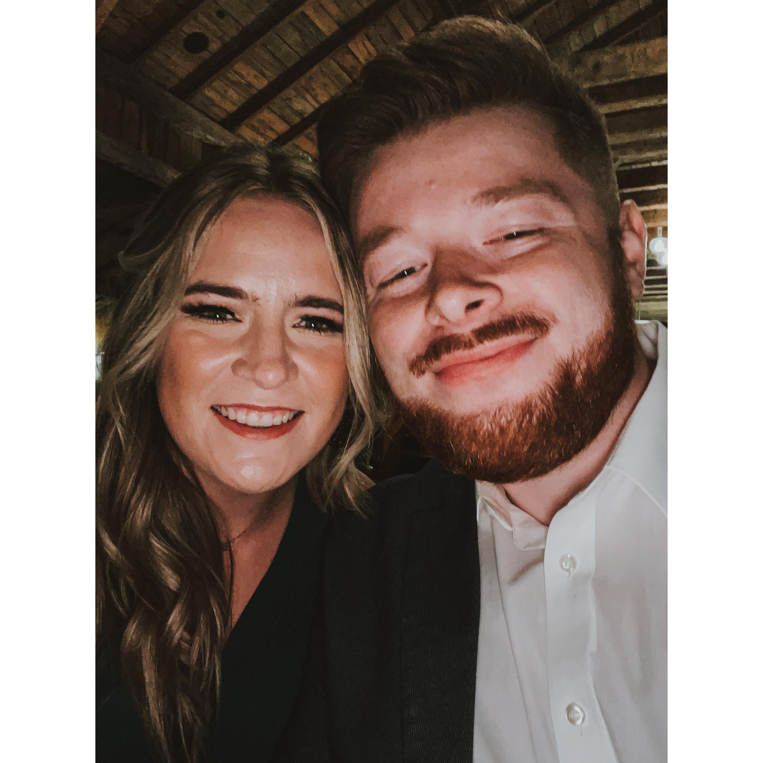 We have been to lots and lots of weddings together, also where either one was a part of the wedding party!
