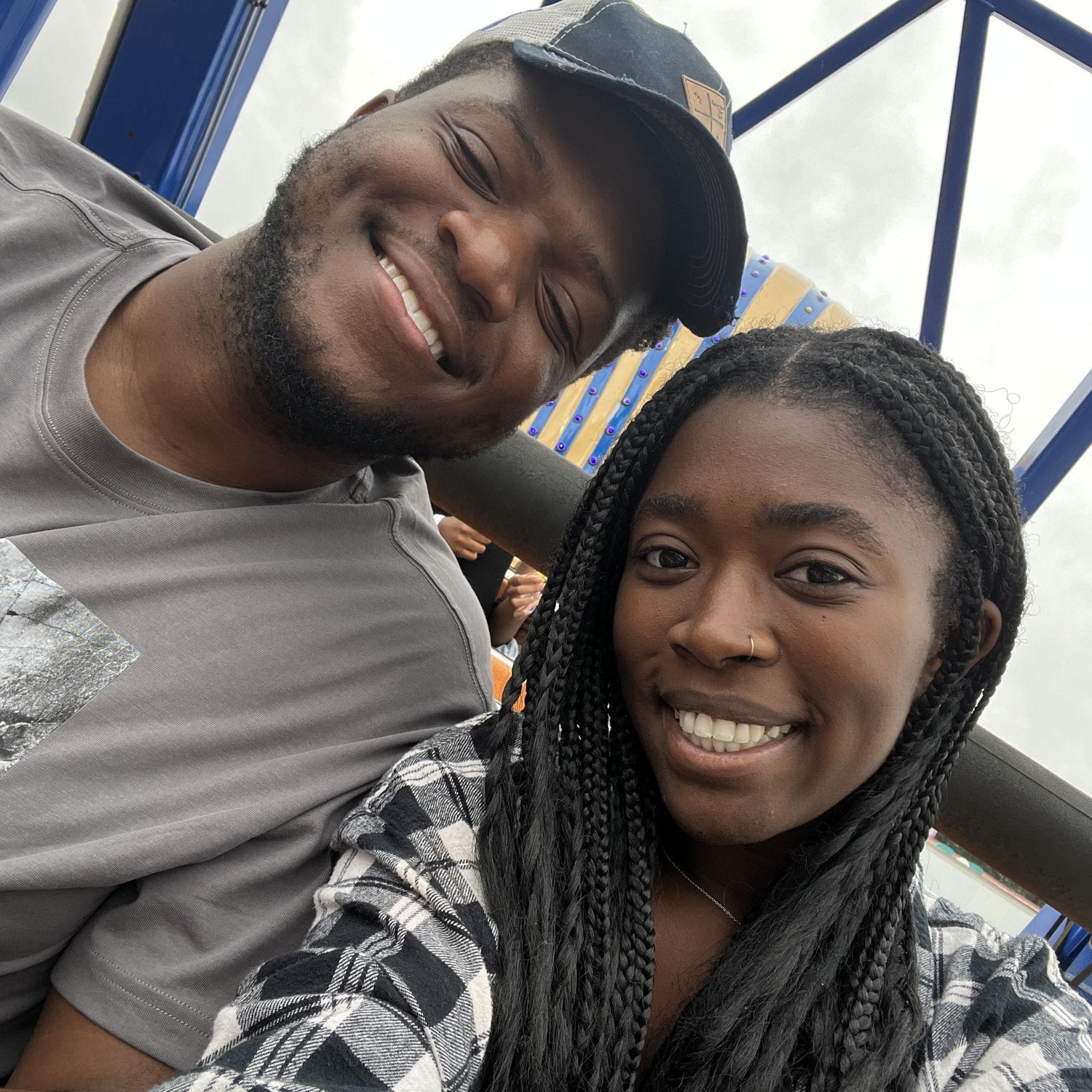 "First" date to the fair... I threw up and he stayed!