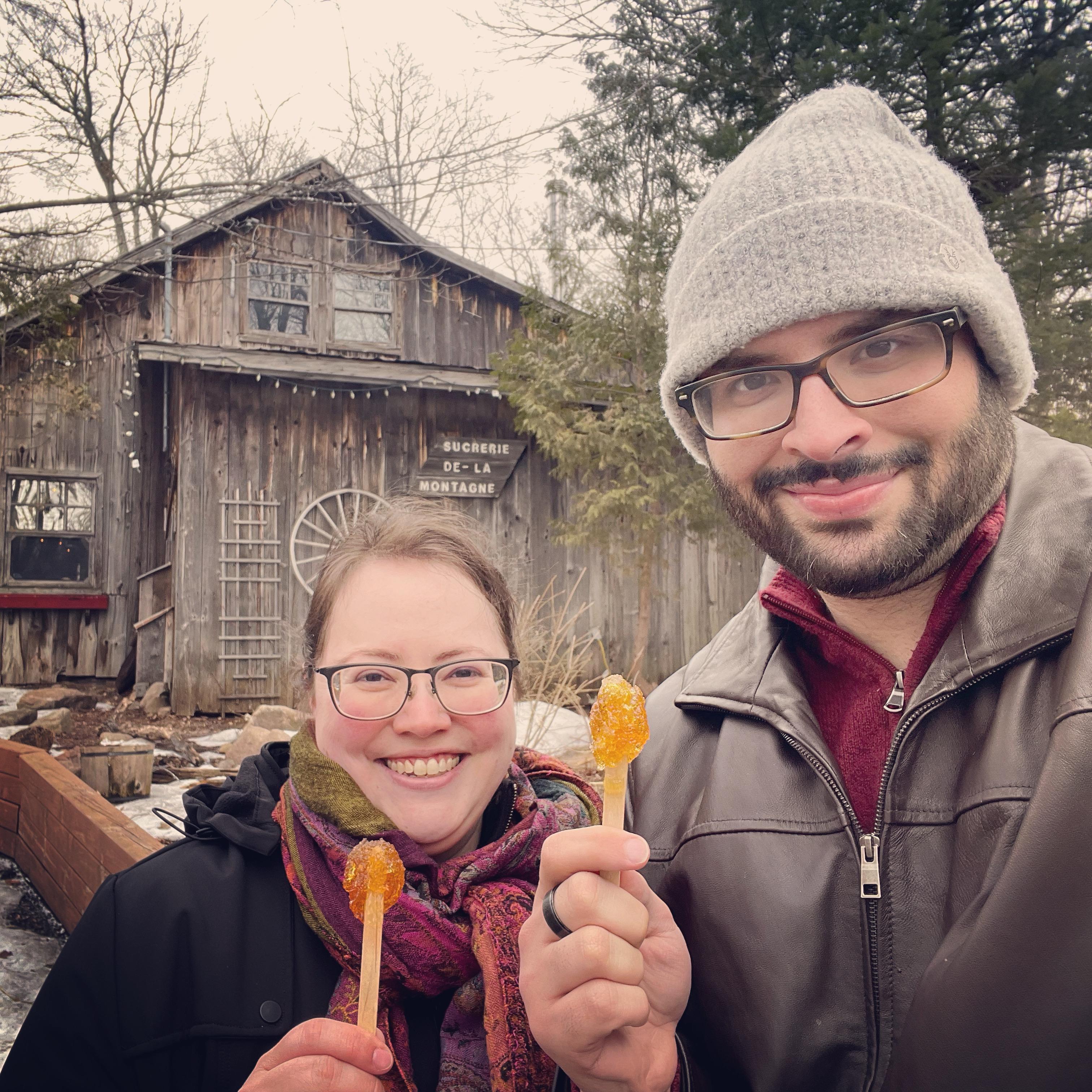 March 27, 2022
Maple taffy on snow at a sugar shack