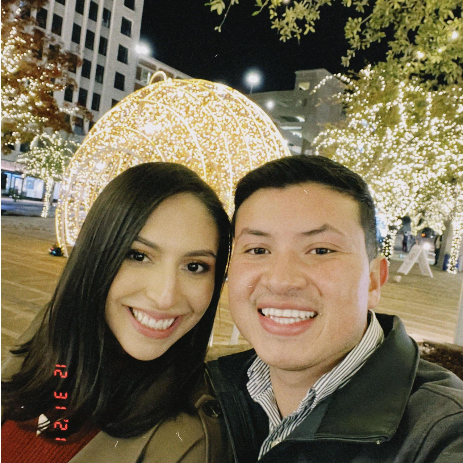 We took this RIGHT before getting engaged!