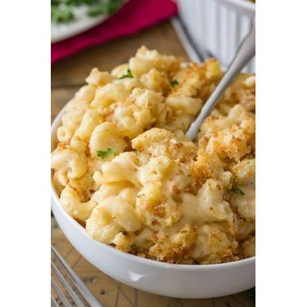 We will be serving a mac and cheese bar featuring topping like grilled and crispy chicken, bacon, ham, tomatoes, and more!